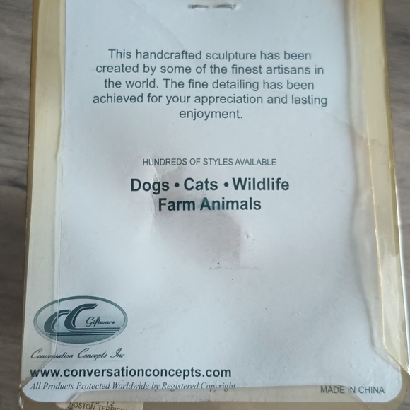 New In Box, New Old Stock!!Brand: Conversation ConceptsStyle: Ornament, Bosto - Picture 6 of 6